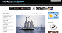 Desktop Screenshot of mynorfolkconnection.com