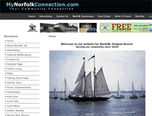 Tablet Screenshot of mynorfolkconnection.com